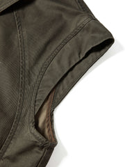 Women's Casual Cargo-Style Vest and Shorts Set