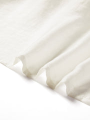Women's Tencel Sheer Ruffle Long-Sleeve Shirt