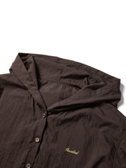 Women's Casual Lightweight Hooded  Shirt Jacket