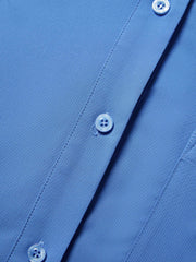 Women's Commuter Lightweight Blue Relaxed Shirt