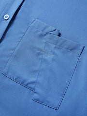 Women's Commuter Lightweight Blue Relaxed Shirt