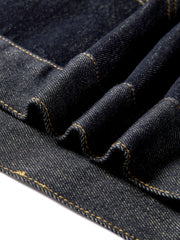 Women's Casual Cropped Cotton Denim Jacket
