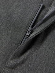 Women's Commuter Grey Tailored Bermuda Shorts