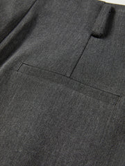 Women's Commuter Grey Tailored Bermuda Shorts