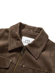 Women's Vintage Faux-Suede Cropped Jacket