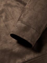 Women's Vintage Faux-Suede Cropped Jacket