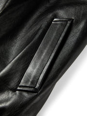 Women's Vintage Edgy Bubble Leather Jacket