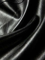 Women's Vintage Edgy Bubble Leather Jacket