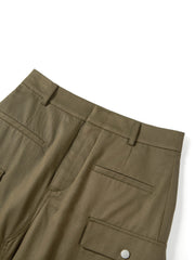 Women's Casual Lustrous High-Waist Cargo Skirt
