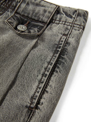 Women's Casual High-Waist Wide-Leg Lyocell Jeans
