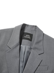Women's Classic Boxy Notch-Lapel Blazer