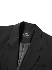 Women's Classic Boxy Notch-Lapel Blazer