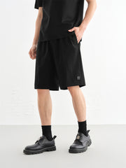 Men's Solid Straight-Leg Shorts