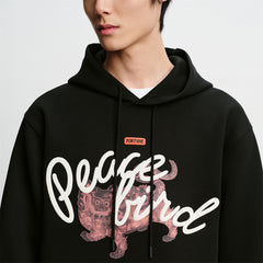 Men's Relaxed Graphic Hooded Sweatshirt