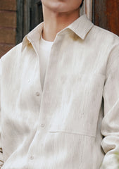 Men's 3D Jacquard Textured Shirt