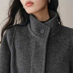 Women's Yak-Wool Blend Long Coat
