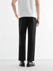 Men's Solid Cropped Business Pants