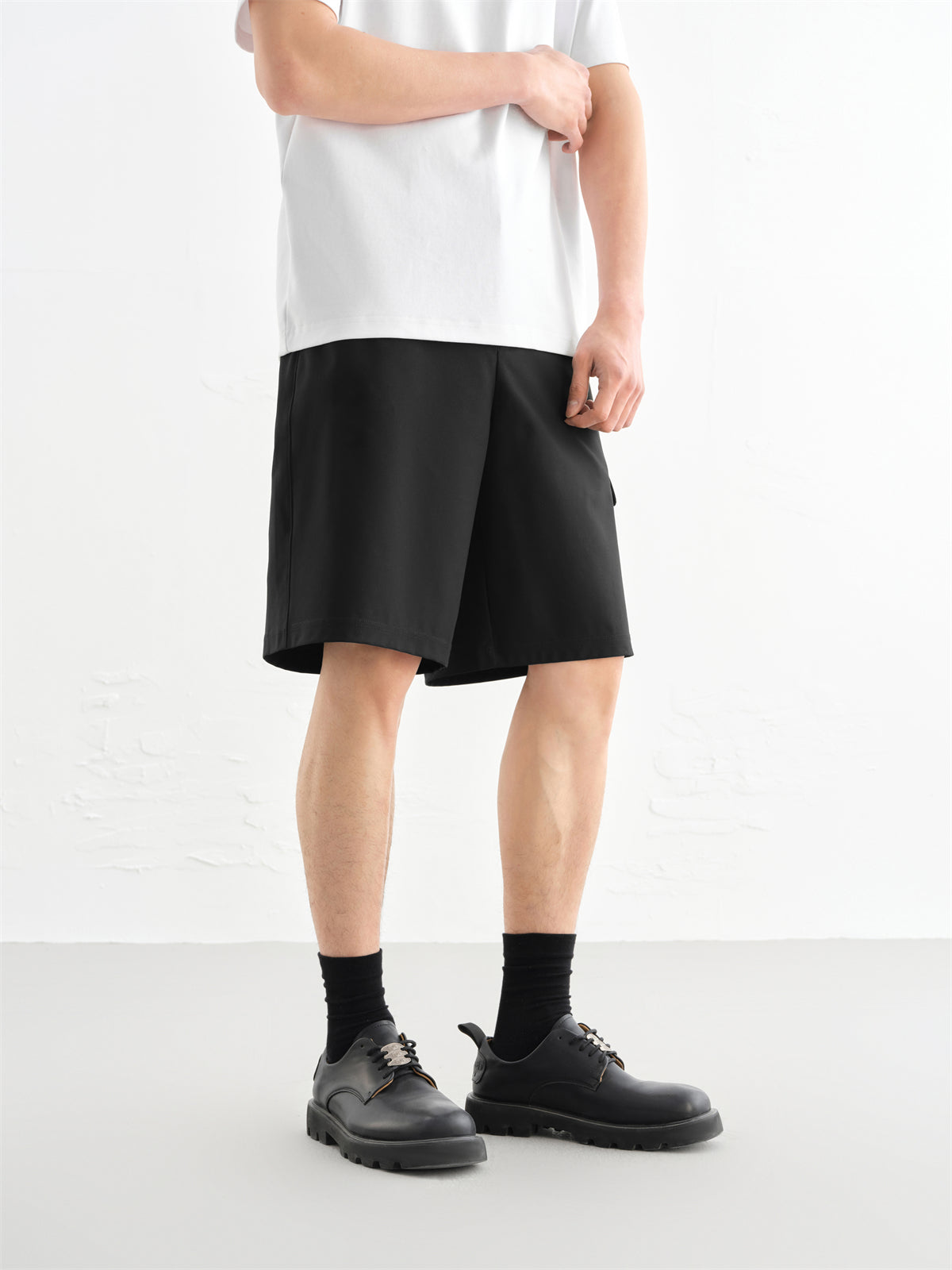 Men's Cooling Embroidered Shorts