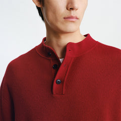 Men's Wool Henley Sweater