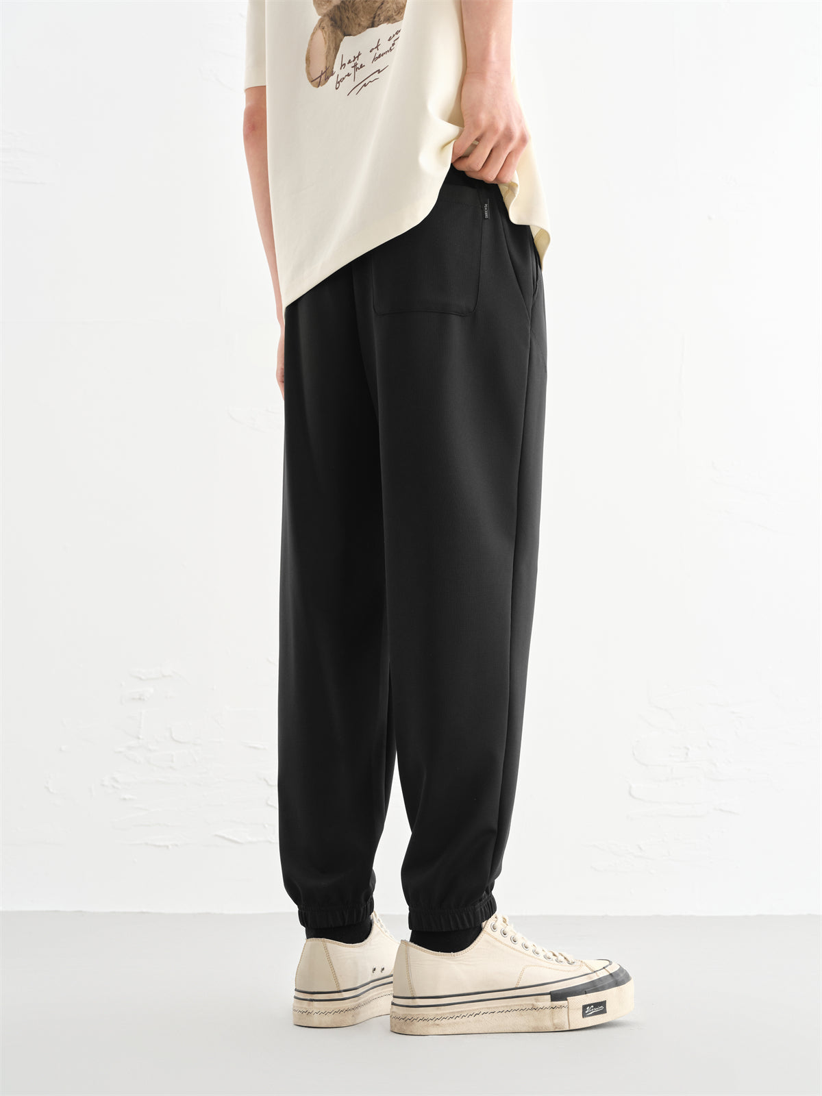 Men's Slim Tapered Joggers with Cuffed Hem