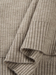 Men's Casual Henley Neck Faux Two-Piece Knit Top