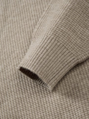 Men's Casual Henley Neck Faux Two-Piece Knit Top