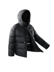 Men's Infrared Thermal Hooded Goose Down Jacket