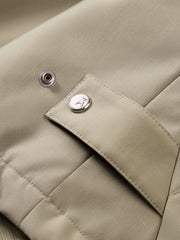 Men's Casual Khaki Goose Down Jacket