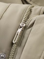 Men's Casual Khaki Goose Down Jacket