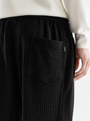 Men's Textured Jacquard Straight-Leg Sweatpants