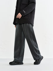 Men's Embroidered Straight-Leg Casual Pants