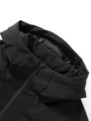 Men's Casual White Shell-Style Down Jacket