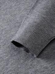 Men's Wool-Blend Faux-Layer Knit Pullover
