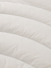 Men's Casual White Channel-Quilted Down Jacket