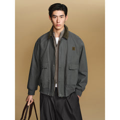 Men's Barn-Style Vintage  Cargo Jacket