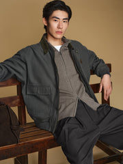 Men's Barn-Style Vintage  Cargo Jacket