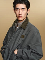 Men's Barn-Style Vintage  Cargo Jacket