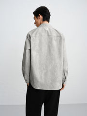 Men's Tonal Gradient-Print Shirt