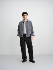 Men's Utility Flocked Jacket