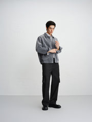 Men's Utility Flocked Jacket