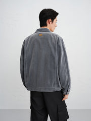 Men's Utility Flocked Jacket