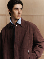 Men's Heavy Jacquard Quilted Jacket