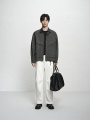 Men's Tweed-Texture Jacket