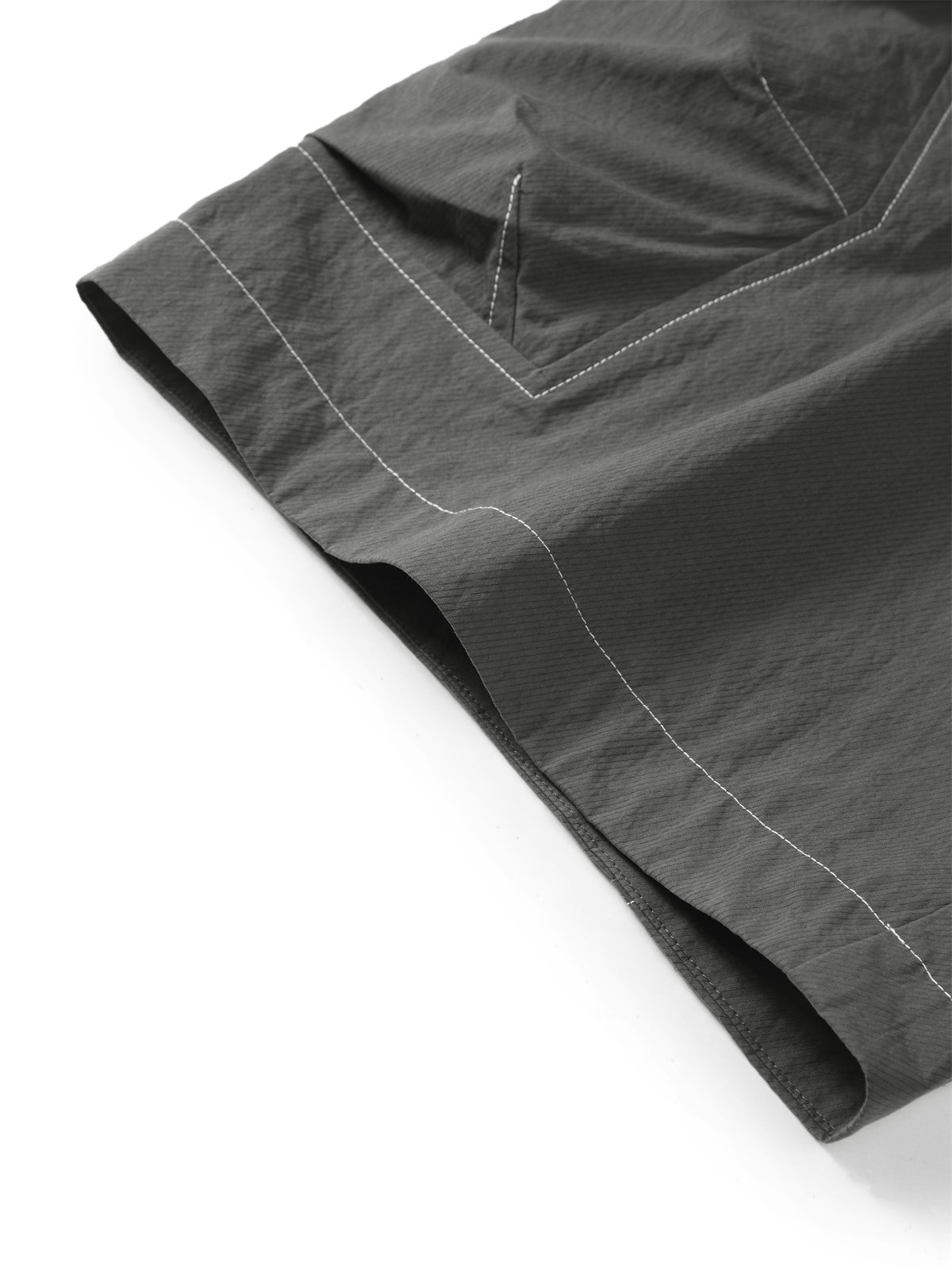 Men's Brown Utility Cargo Shorts with 3D Pockets