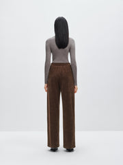 Women's Textured Straight Pants