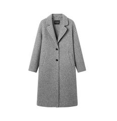 Women's Straight Wool Coat