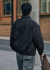 Men's Embroidered Harrington Jacket