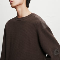 Men's Patch-Detail Pullover Sweater