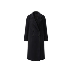 Women's Straight Double-faced Wool Coat