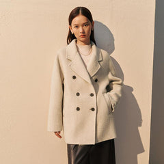 Women's Straight Wool Coat